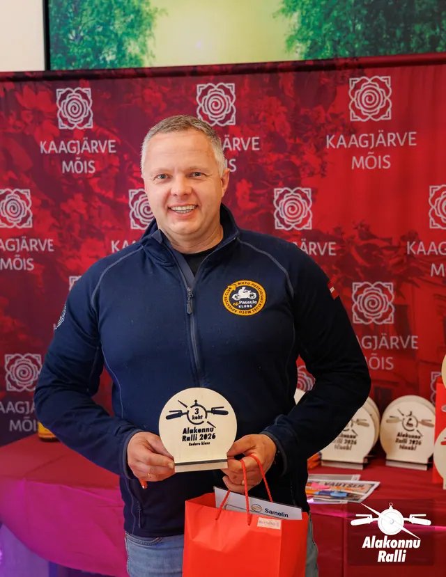 Trophy presentations at the rally awards ceremony – Alakonnu Rally 2026, Awards ceremony
