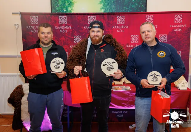 Trophy presentations at the rally awards ceremony – Alakonnu Rally 2026, Awards ceremony