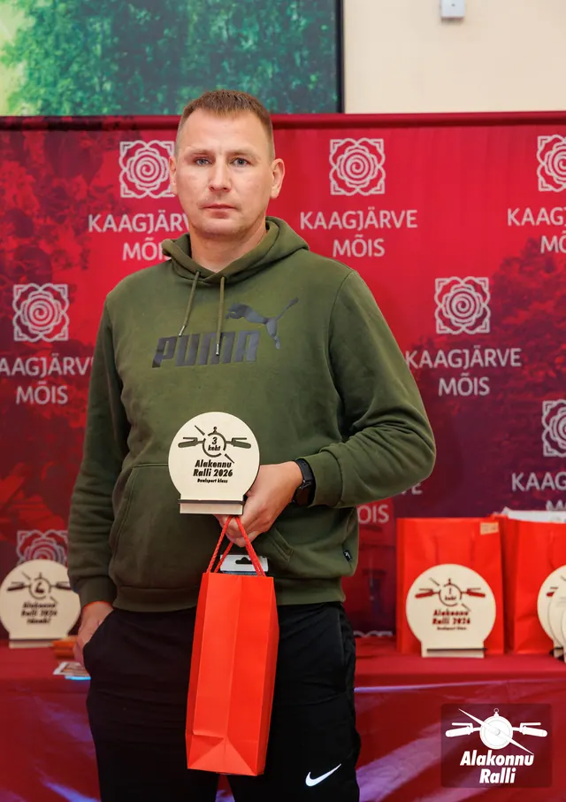 Trophy presentations at the rally awards ceremony – Alakonnu Rally 2026, Awards ceremony