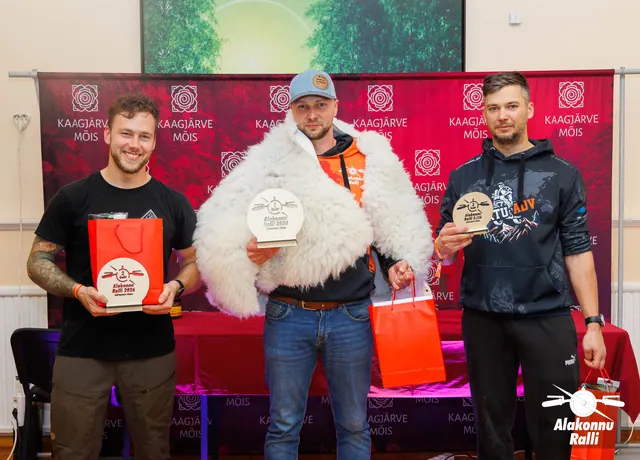Prize presentations at the rally awards ceremony – Alakonnu Rally 2026, Awards ceremony