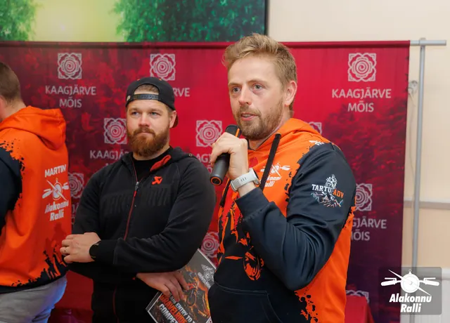Korraldajad kõnelevad ralli autasustamisel – Alakonnu Ralli 2026, autasustamine